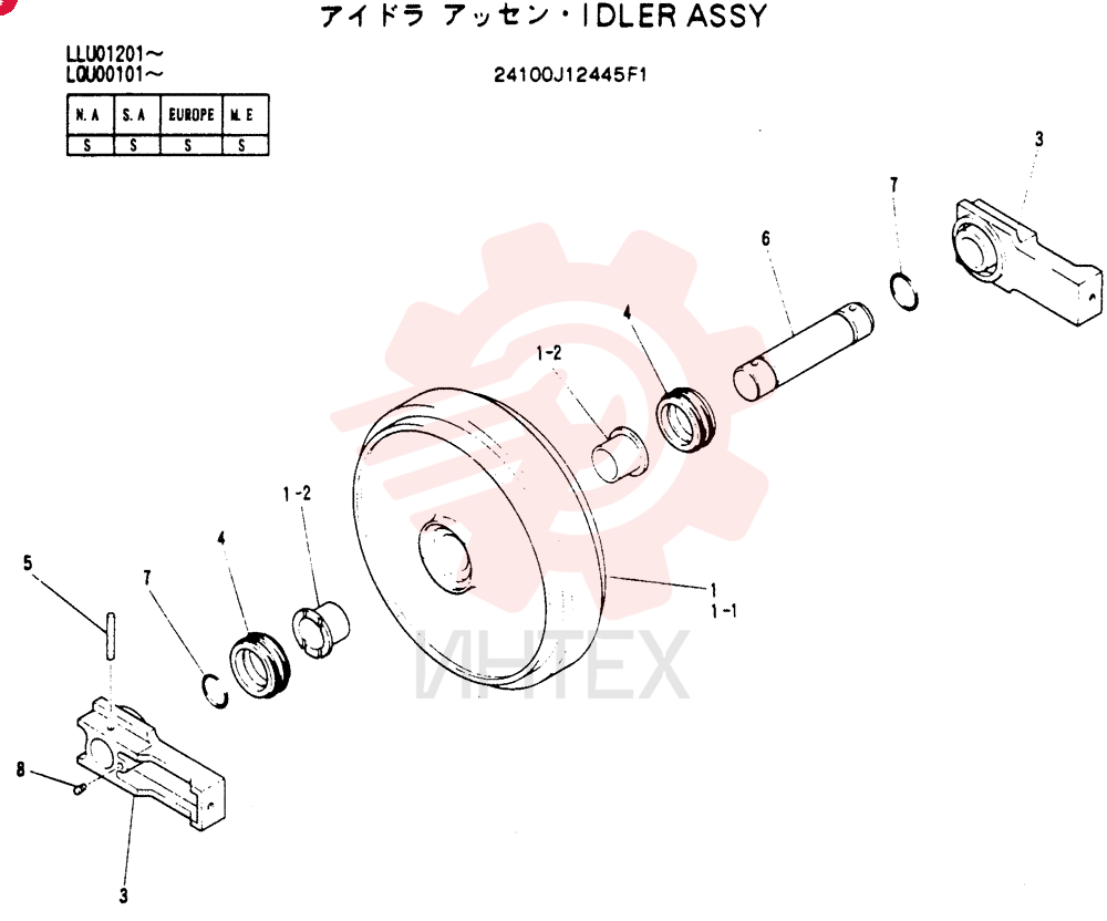 IDLER 24100J12445F1
