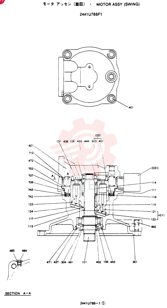 MOTOR 2441U786F1
