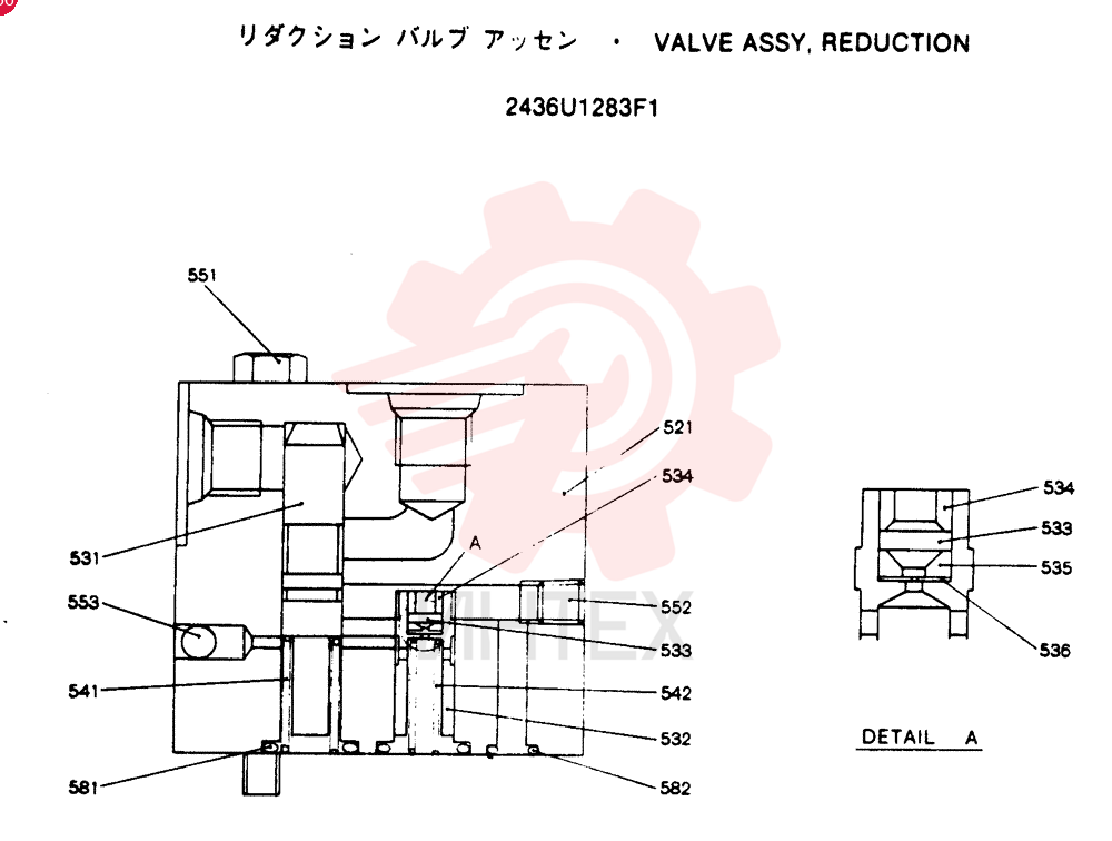 VALVE PRESSURE RELIE 2436U1283F1