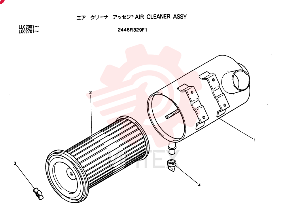 AIR FILTER 2446R329F1
