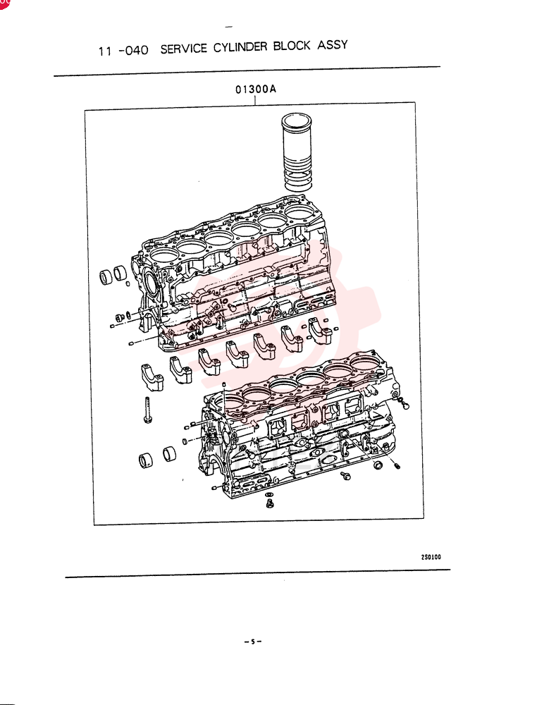BLOCK ASSY, CYLINDER, MODEL TYPE: ALL, Serial Range: 9003.1-9101.1