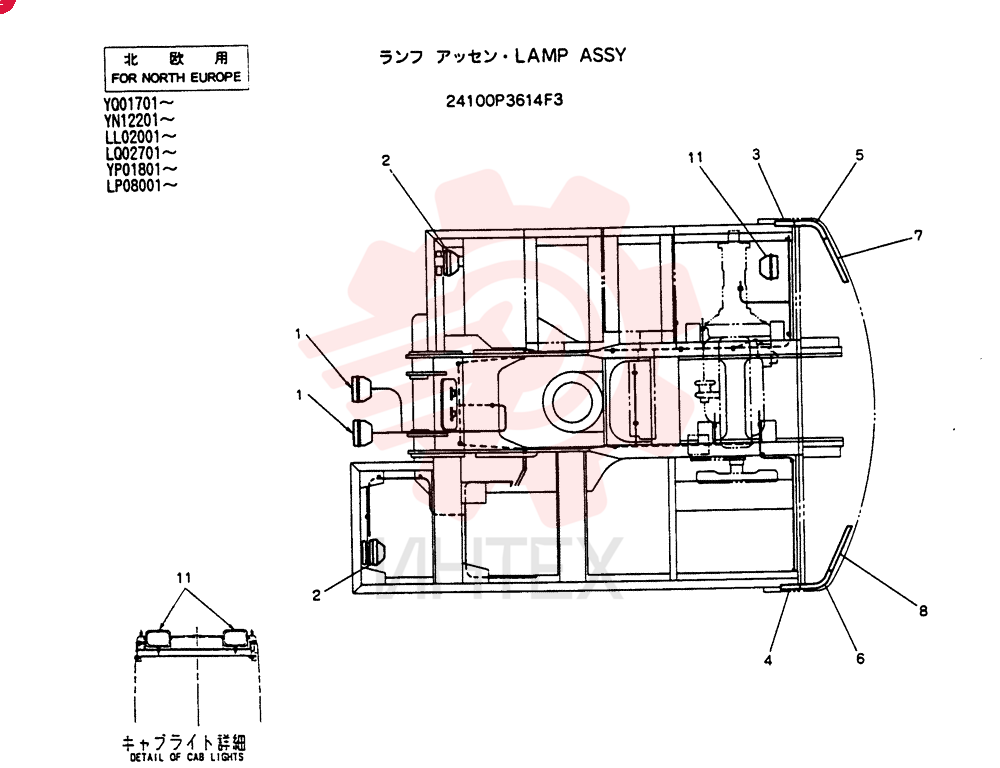 LAMP 24100P3614F3