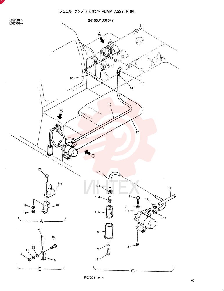 PUMP ASSY, FUEL 24100J13010F2