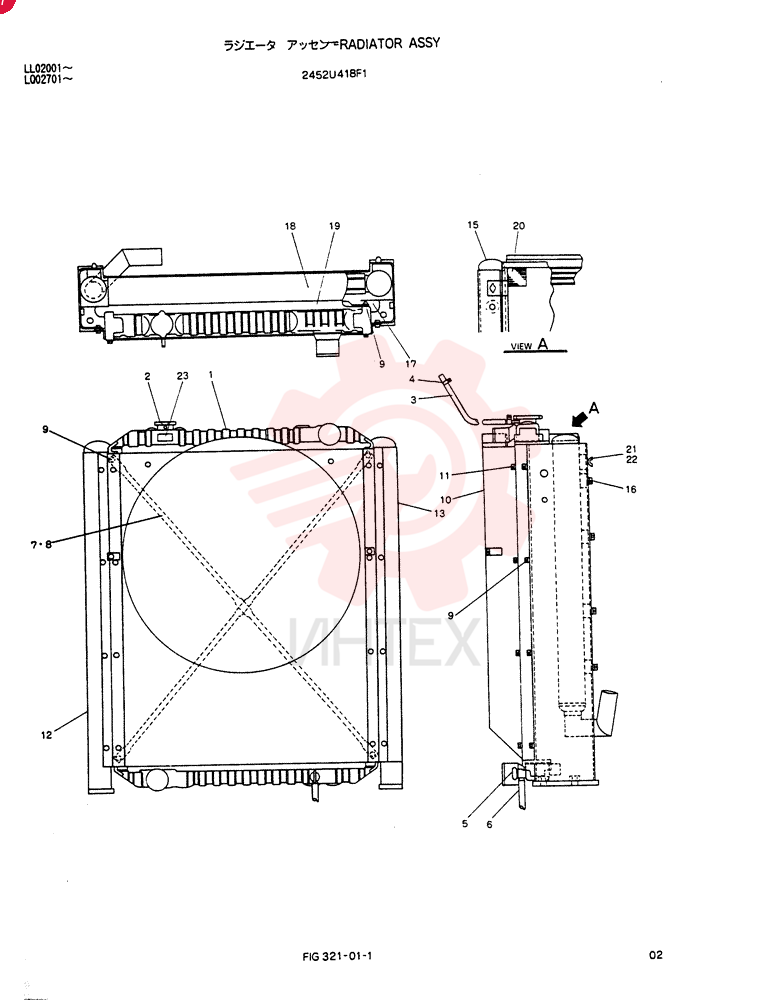 RADIATOR 2452U418F1