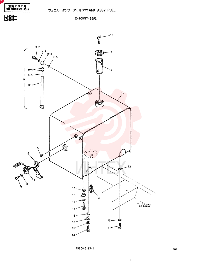 TANK ASSY, FUEL 24100N7436F2