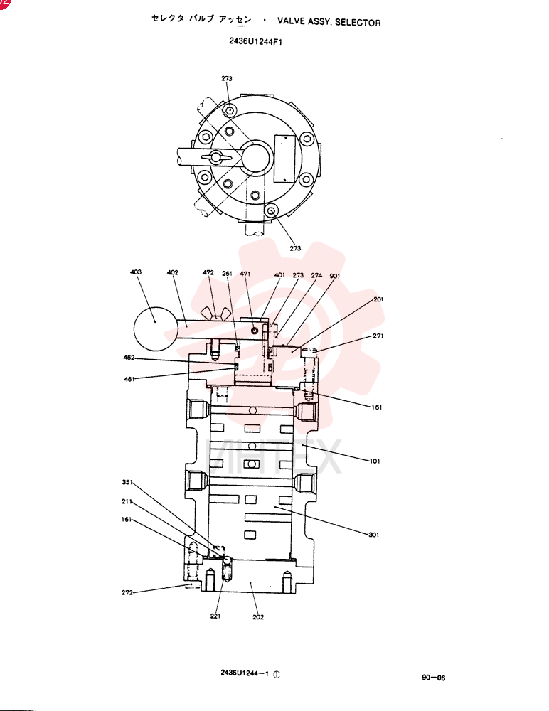 VALVE 2436U1244F1