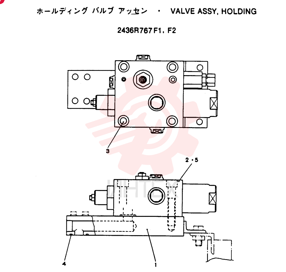 VALVE ASSY, HOLDING 2436R767F1