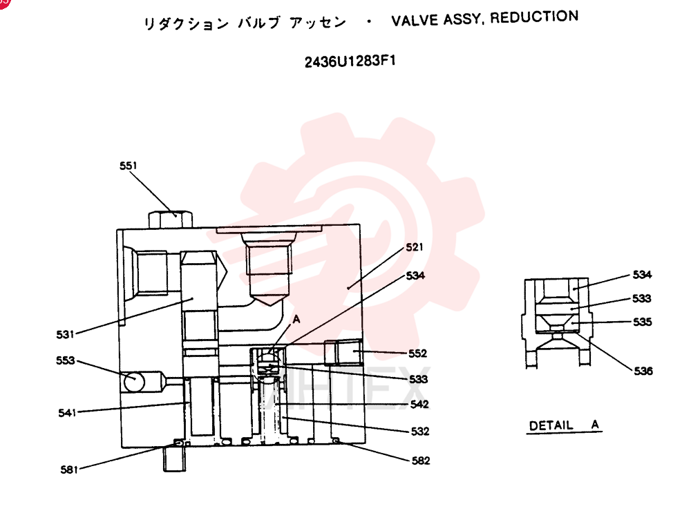 VALVE PRESSURE RELIE 2436U1283F1