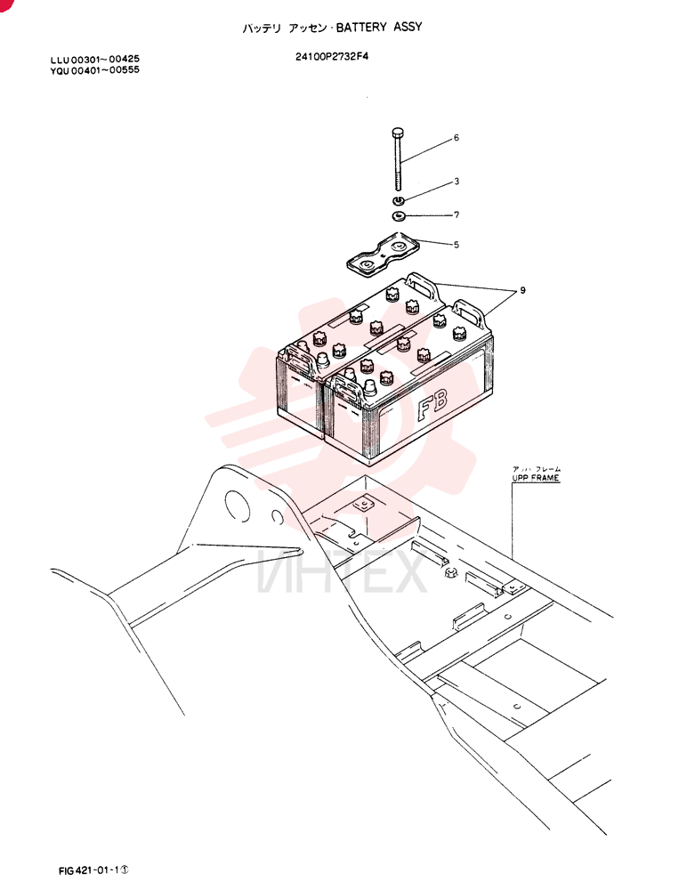 BATTERY ASSY 24100P2732F4