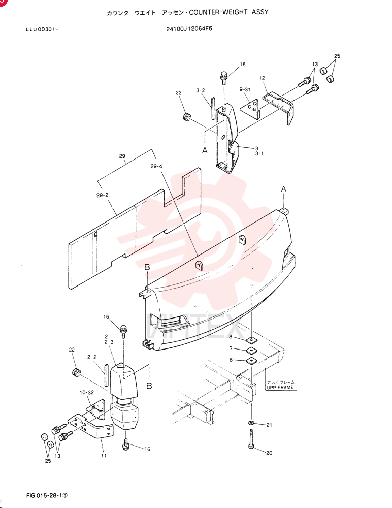 COUNTER-WEIGHT ASSY 24100J2064F6