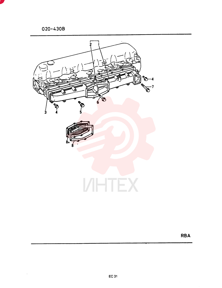 INLET MANIFOLD ASSY, 6D152CT-YJ11: 1