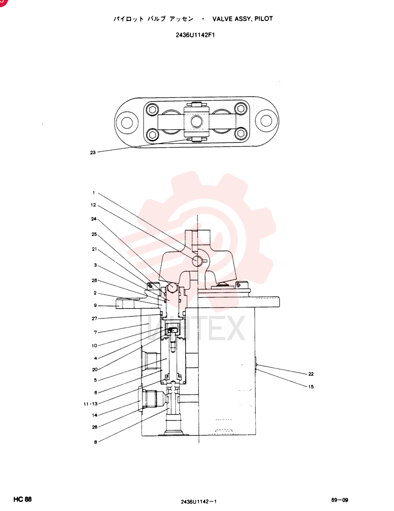 PILOT VALVE 2436U1142F1