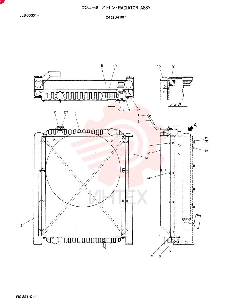 RADIATOR ASSY 245U418F1