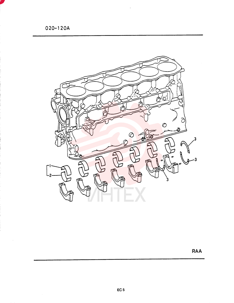 SET OF STD MAIN BRGS VAME999199