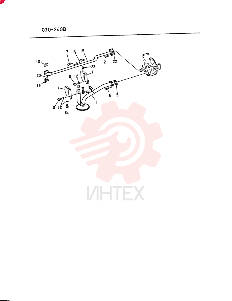 Схема (SK220LC) - MARK III EXCAVATOR BTW LLU0301 - LLU0600 (1/91-12/91) VAME047700