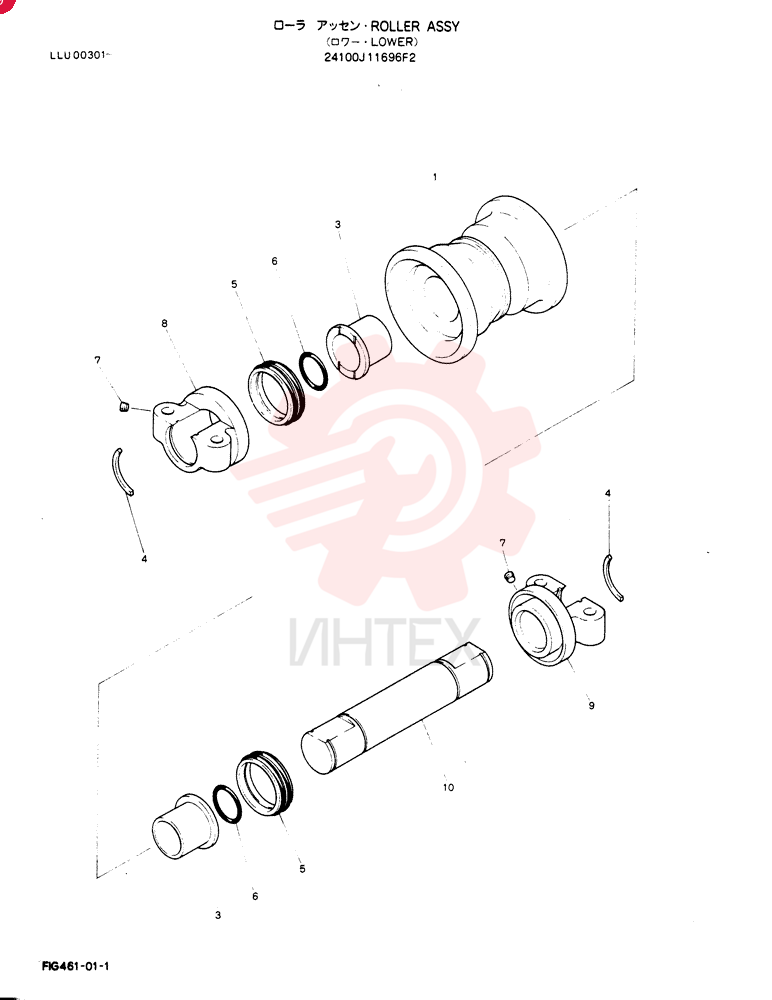 TRACK ROLLER 24100J11696F2