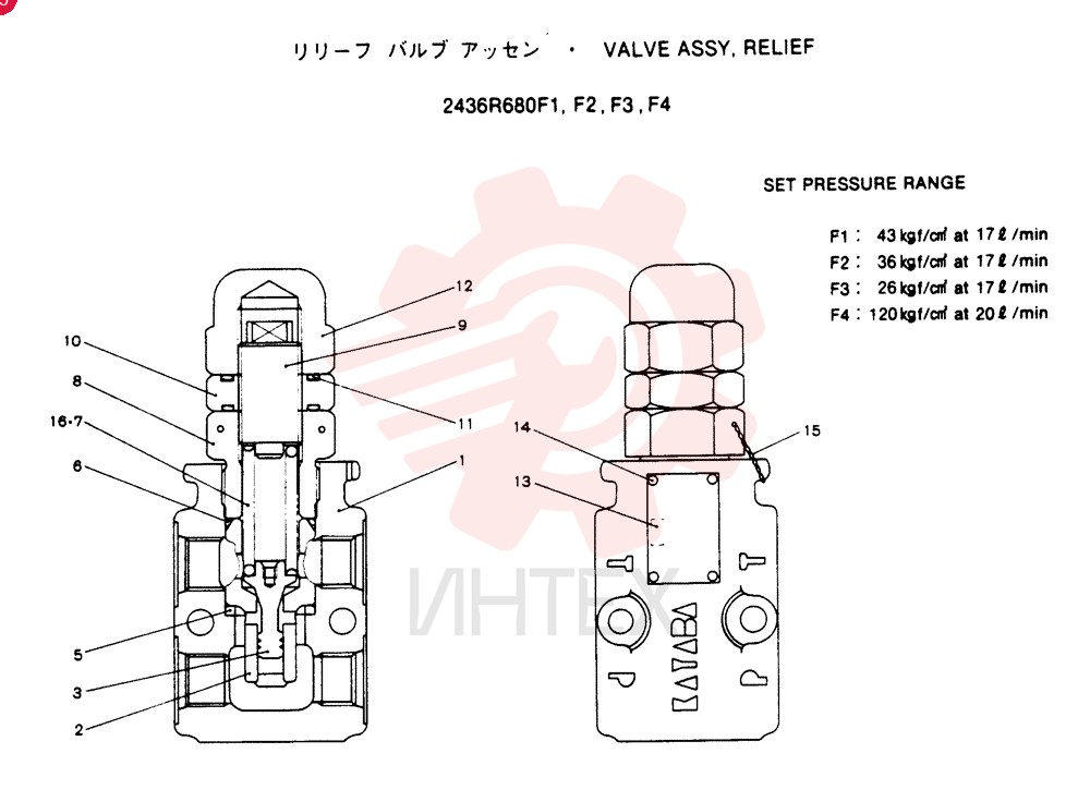 VALVE PRESSURE RELIE 2436R680F1