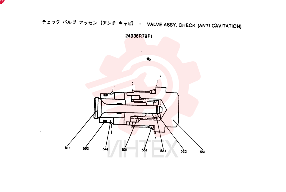 CHECK VALVE 24036R79F1