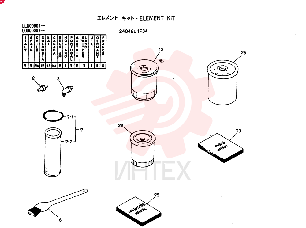 ELEMENT KIT 24046U1F34