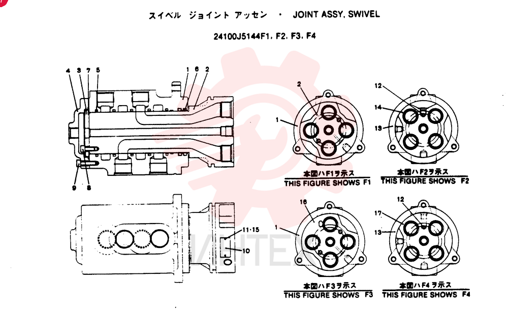 JOINT ASSY, SWIVEL 24100J5144F1F4