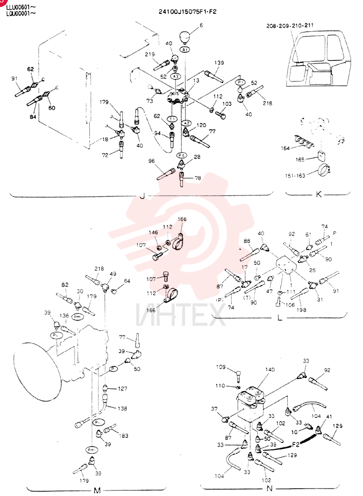 REMOTE CONTROL ASSY (CHILE-COLOMBIA) 24100J15075F1 (1)