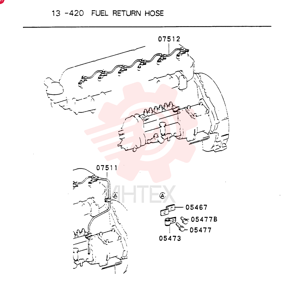 Схема (SK220LC) - MARK III EXCAVATOR BTW LLU0601 - LLU1200 (1/91-12/06) VA3116151800