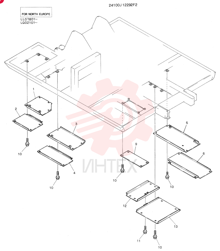 COVER ASSY,UNDER 24100J12292F2