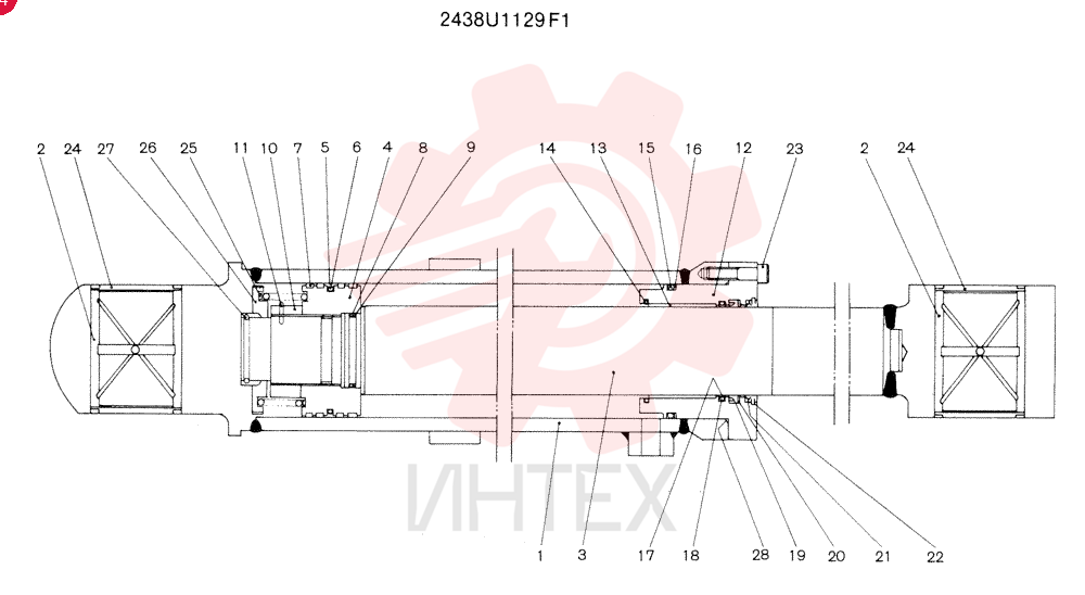 CYLINDER 2438U1129F1