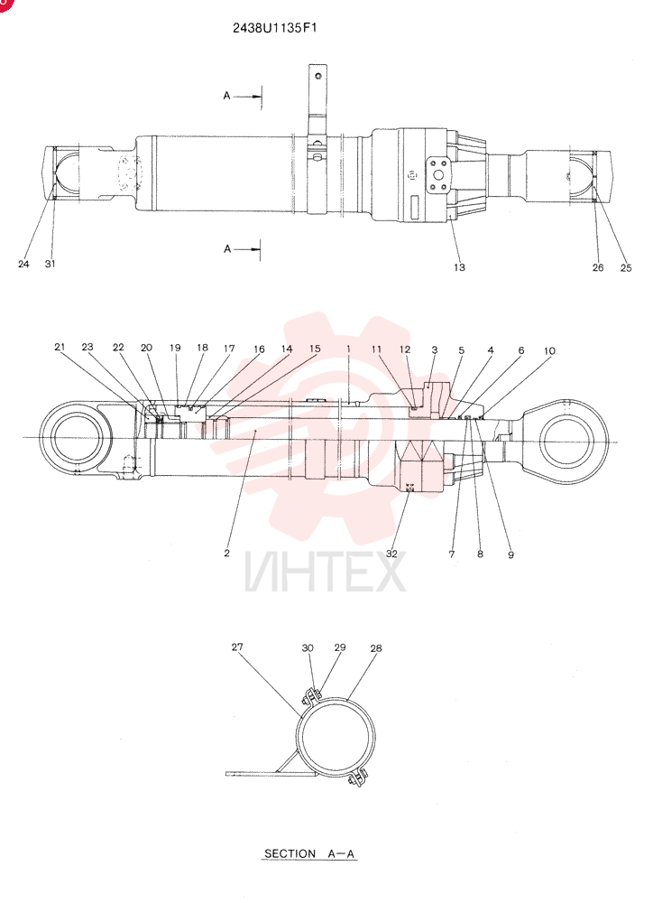 CYLINDER 2438U1135F1