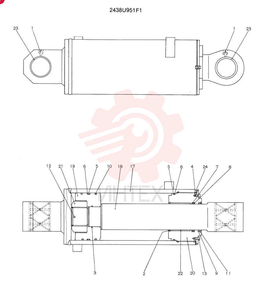 CYLINDER ASSY 2438U951F1