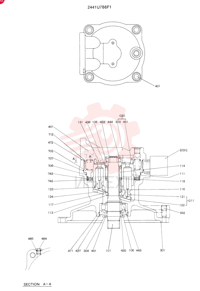 MOTOR 2441U786F1