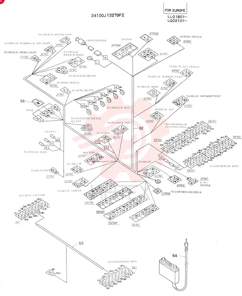 PANEL ASSY,INST 24100J13279F2 (1)