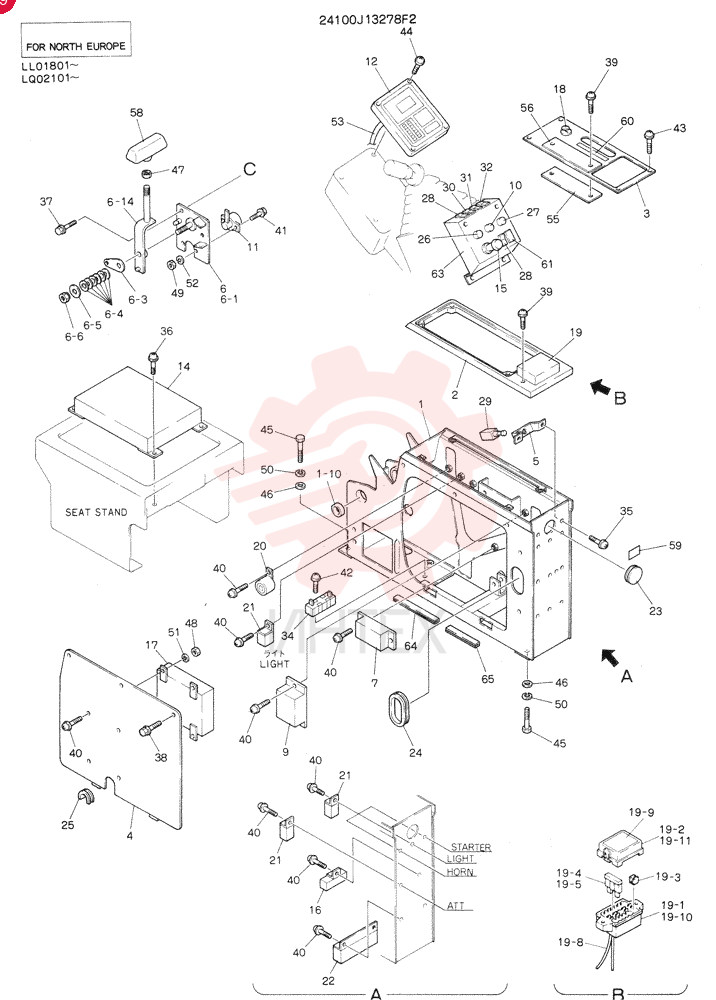 PANEL ASSY,INST 24100J13278F2 (2)