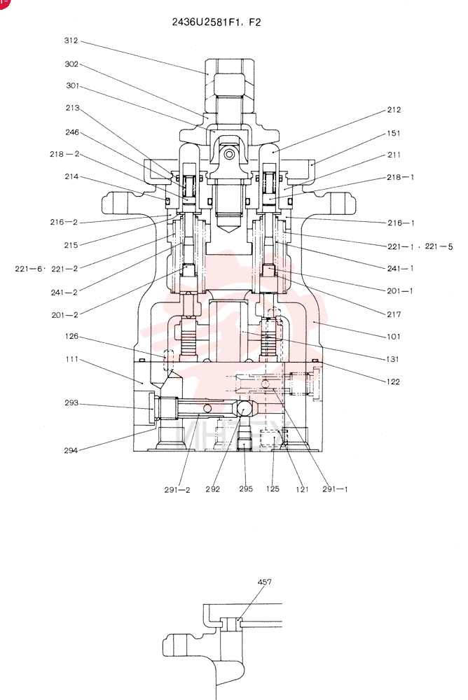 PILOT VALVE 2436U2581F1
