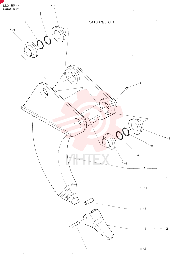 RIPPER ASSY 24100P2683F1
