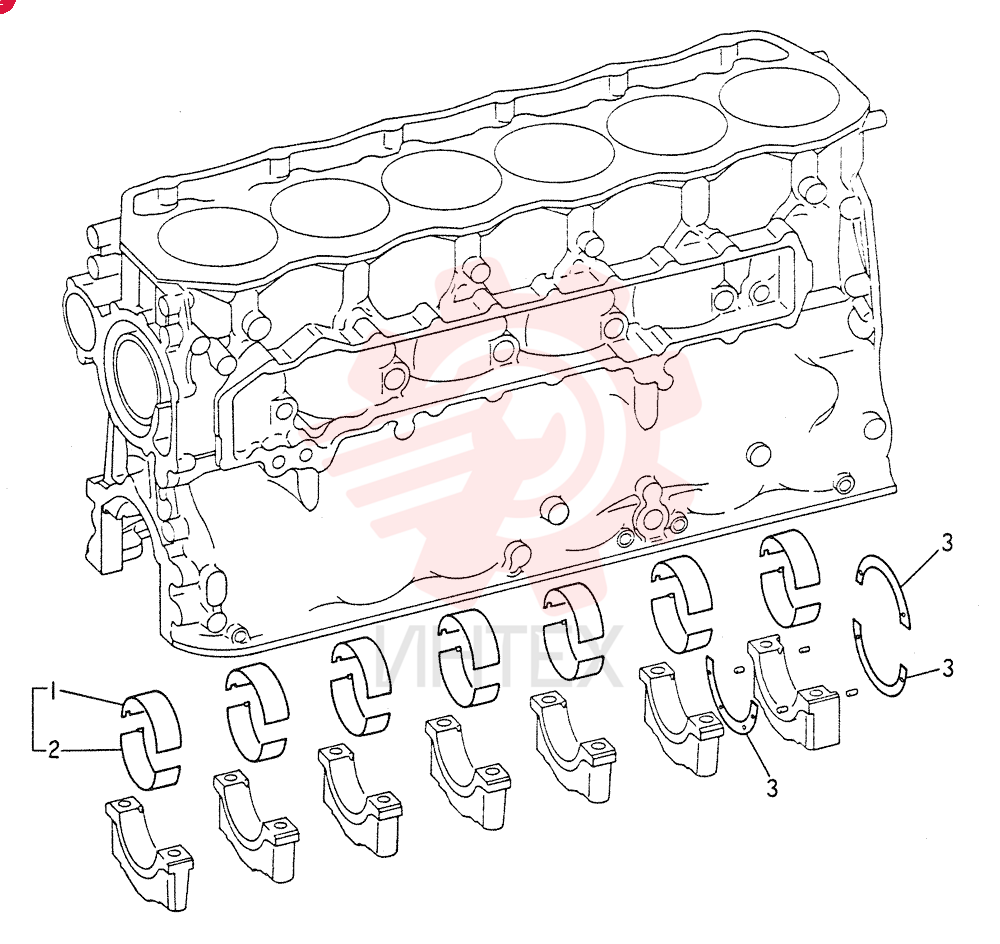 SET OF STD MAIN BRGS VAME999199