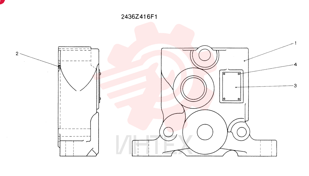 Схема (SK220LC) - MARK IV EXCAVATOR ASN LL01801 (1/95-12/97) 2436Z416F1