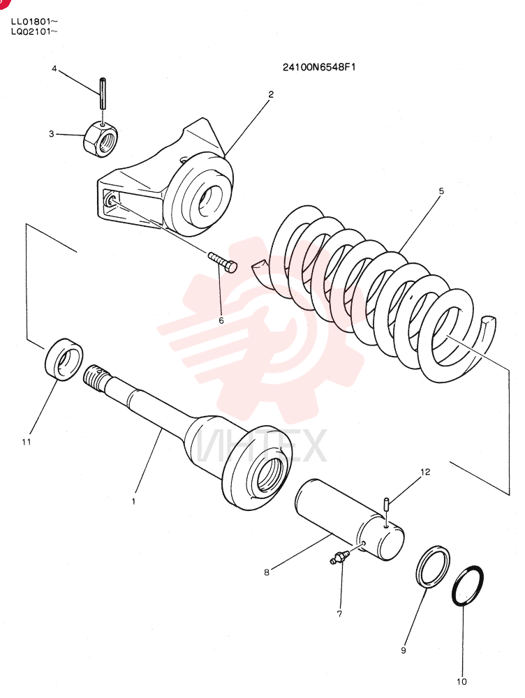 SHOCK ABSORBER 24100N6548F1