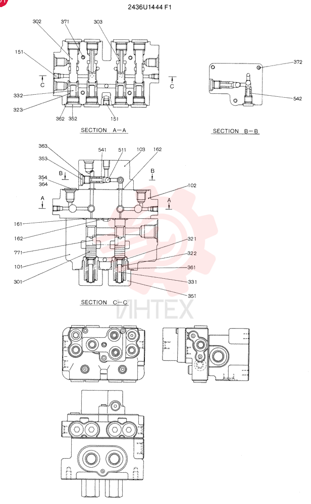 VALVE 2436U1444F1