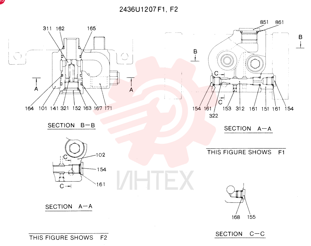 VALVE 2436U1207F1