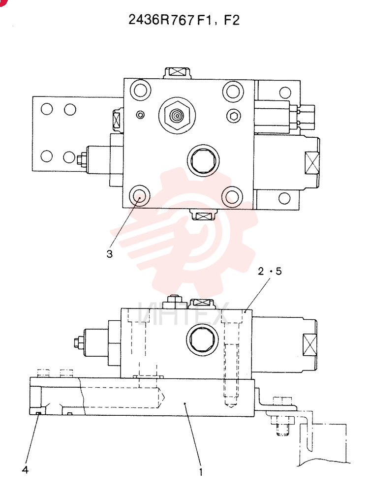 VALVE ASSY, HOLDING 2436R767F1