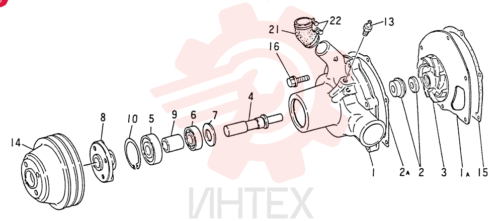 WATER PUMP VAME047422