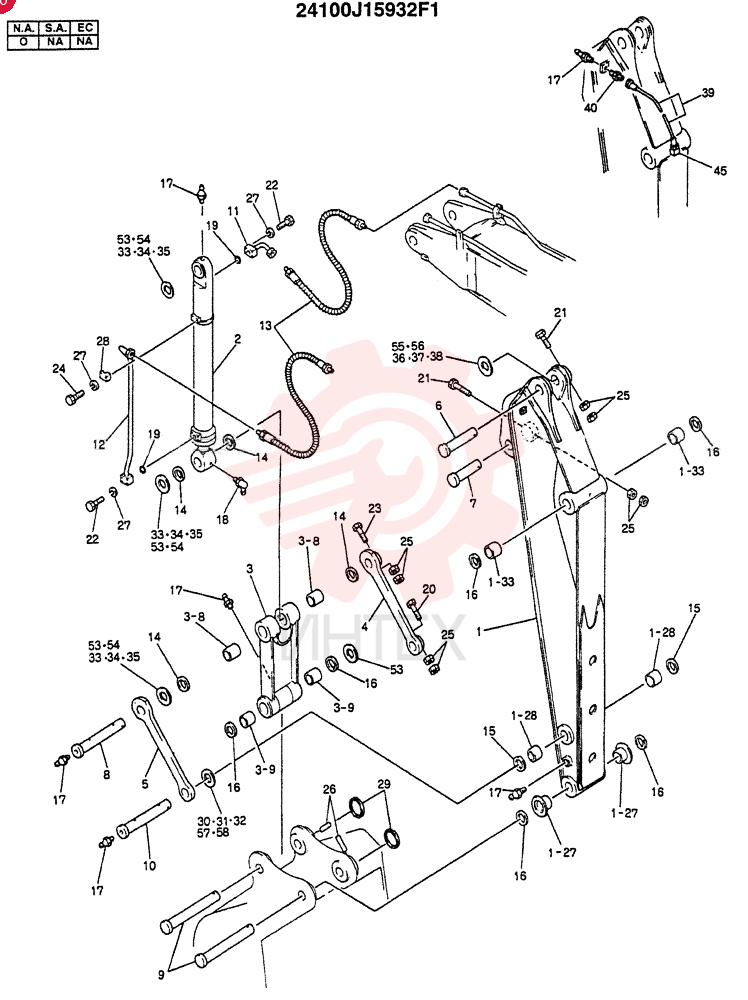 ARM ASSY, 2.5M (N.A.)