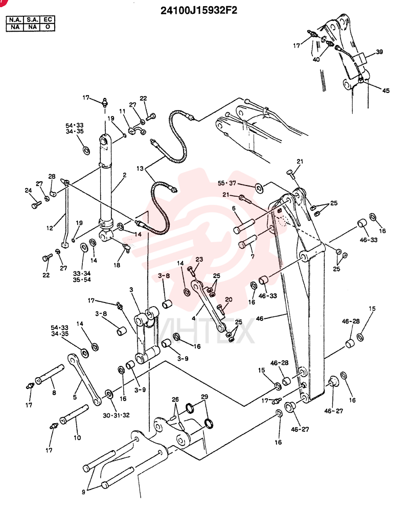 ARM ASSY, 2.5M(OPTION - E.C.)