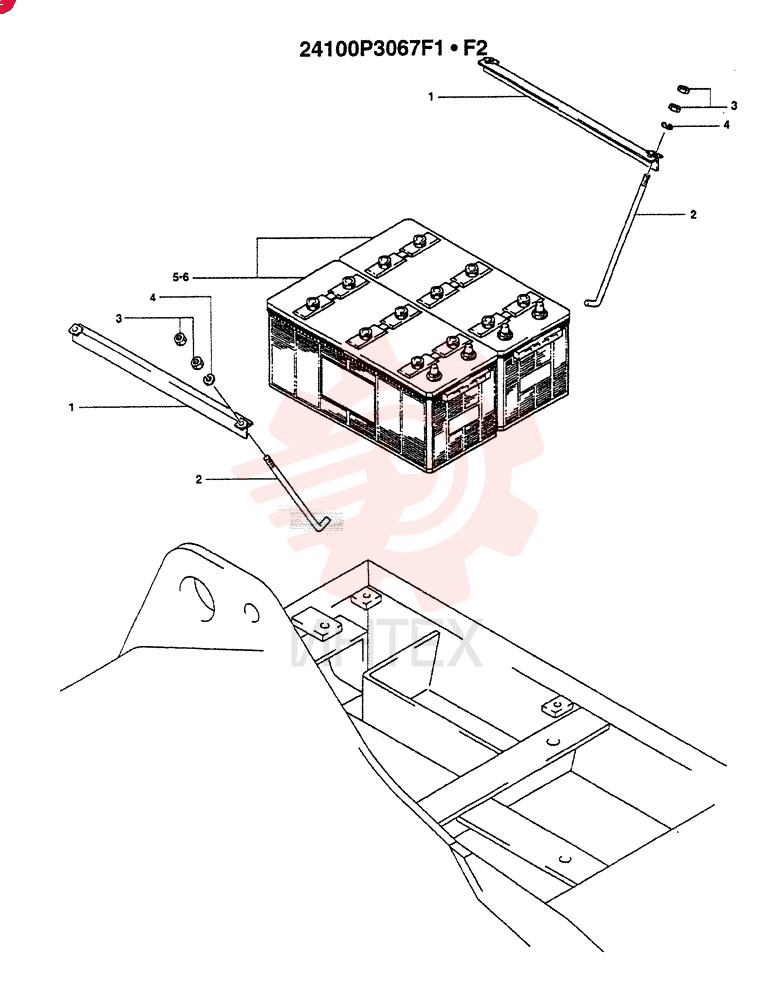 BATTERY ASSY, (EC) 24100P3067F1