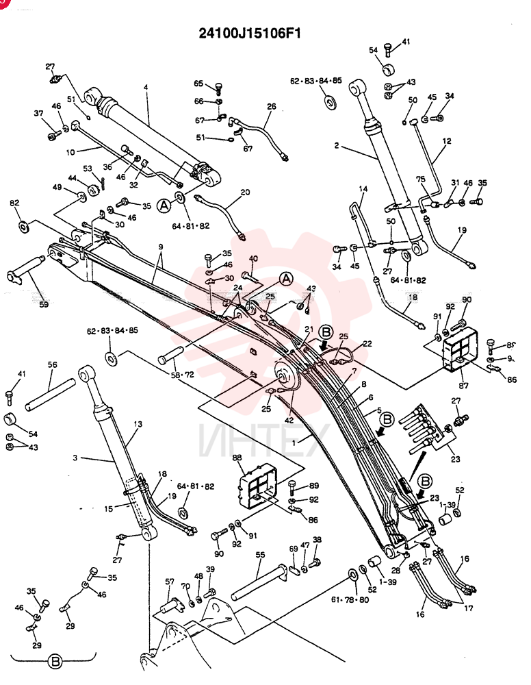 BOOM ASSY,6.02M (STANDARD-N. A., EC)