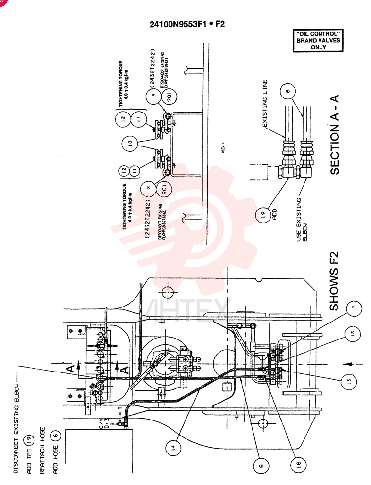 CONTROL ASSY,  REMOTE (REWORK) (WITH BOOM & ARM SAFETY VALVES) 24100N9553F1 (1)
