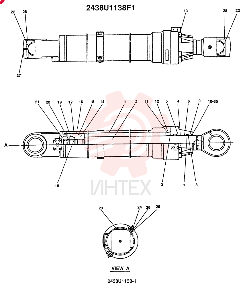 CYLINDER 2438U1138F1