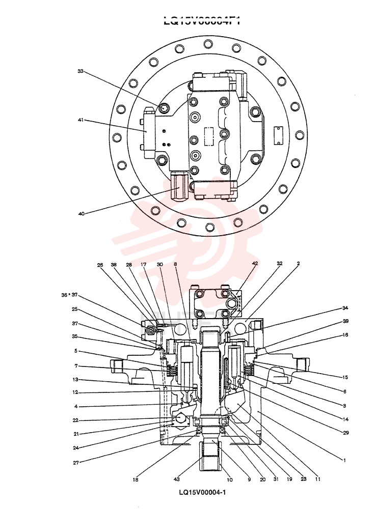HYDRAULIC MOTOR LQ15V00004F1