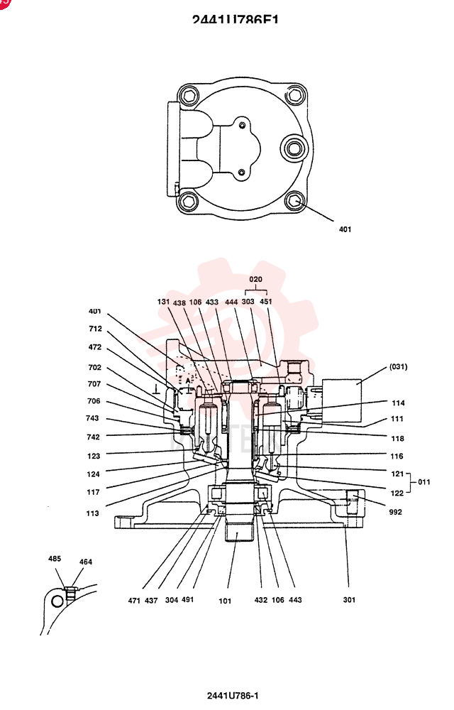 MOTOR 2441U786F1